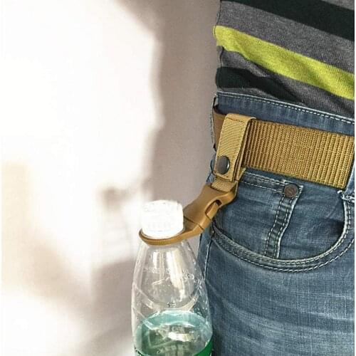 Hanging Bottle Buckle Clip Portable Water Bottle Ring Holder Camping Hanging Multifunctional Portable Mineral Water Clip Buckle
