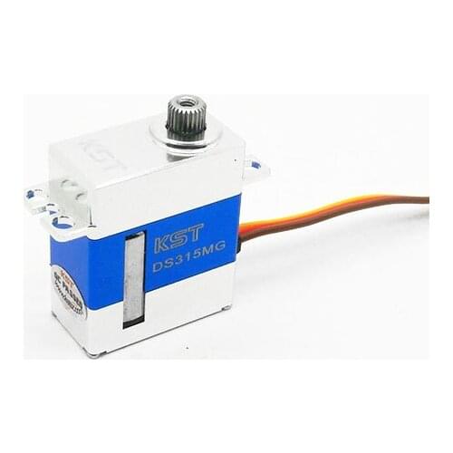 KST 23g/ 4.8kg/ .07 sec All Metal Digital HV Servo DS315MG (suit for helicopter swashplate)
