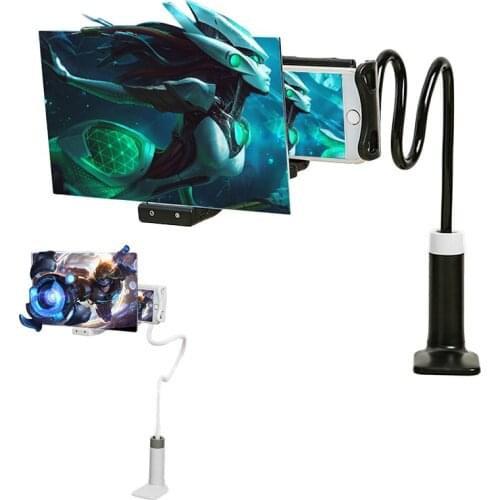 Adjustable Mobile Phone Screen Magnifier Bracket Enlarge Stand Stand for Phone Screen Magnifier Amplifiers Cell Screen Magnifier
