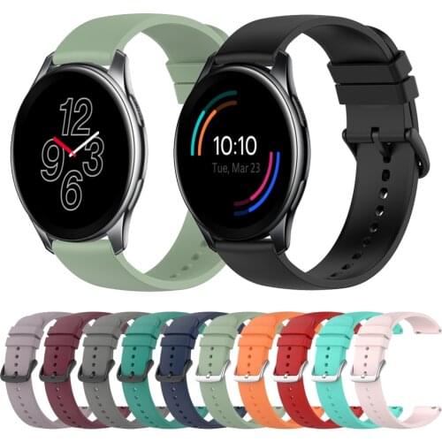 22mm Silicone Sports Strap For Oneplus Watch band For One Plus watch Bracelet Replacement Watchband Accessories