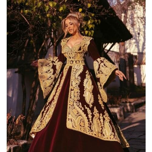 Handmade Traditional Kosovo Dresses Albanian Motifs Dallama Prom Dresses 2021 vestido De Fiesta De Boda Embriodery Evening Gowns