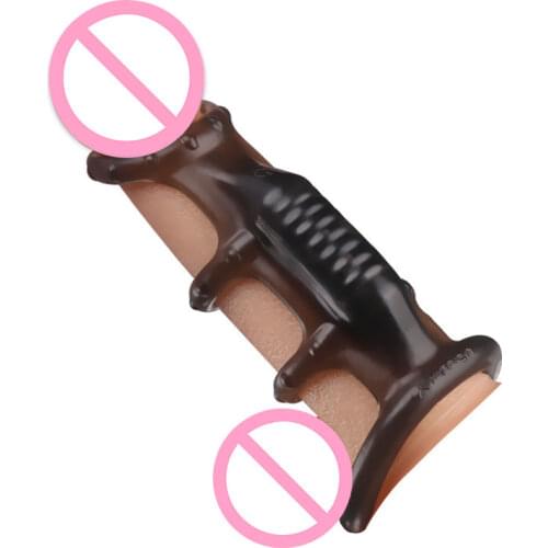 Vibration penis ring cock ring lock fine block complex ring penis enlargement clitoris stimulation delayed ejaculation porn toys