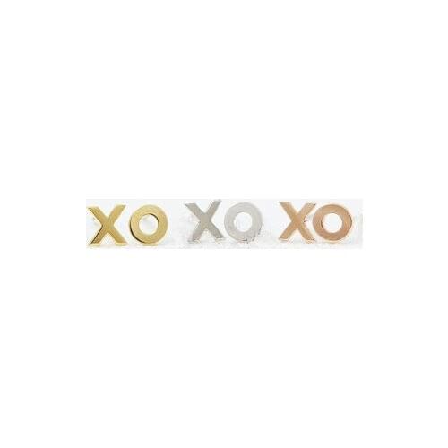 Women fashion "XO" stud earrings letters style earrings color