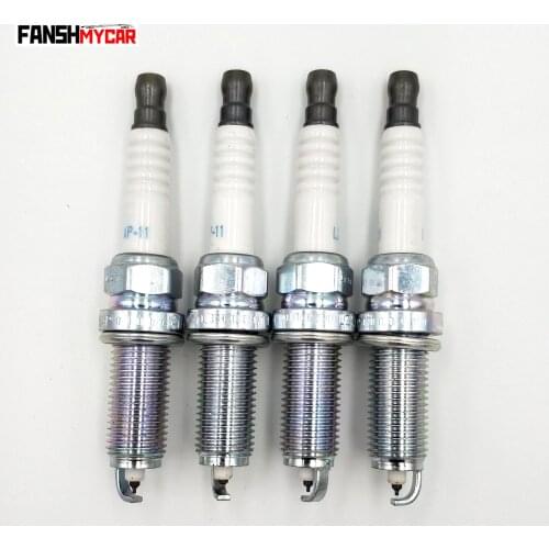 10PCS/LOT LZKAR6AP-11 22401-ED815 Iridium Spark Plug 22401 ED815 LZKAR6AP 11 For Nissan Micra March Note Tiida X-Trail Cube