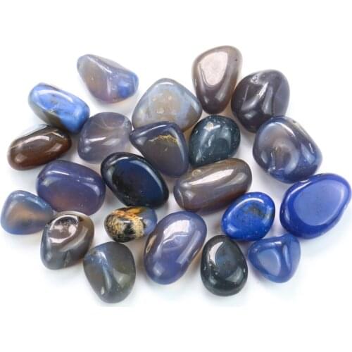 100g Natural Crystal Quartz Blue Agate Rock Gemstones Ore Mineral Specimen Healing Fish Tank Aquarium Stone Home Decoration