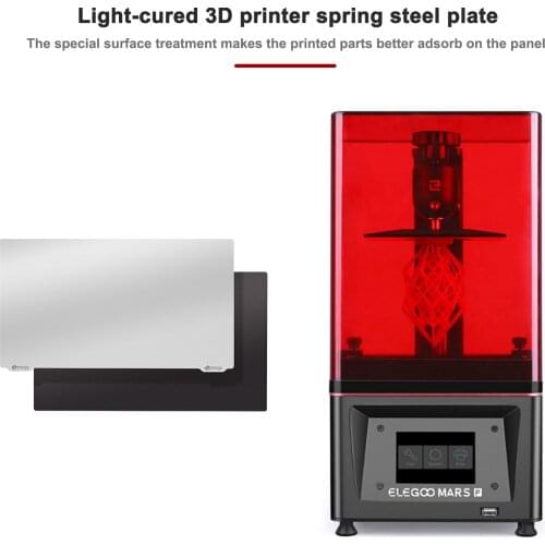 3D Printer Spring Steel Plate Light cured spring leaf LCD photosensitive resin platform magnetic steel film Printer Accessories