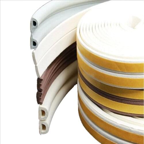 5m/16ft E D P Type Self Adhesive Window Door Draught Excluder Seal Strip