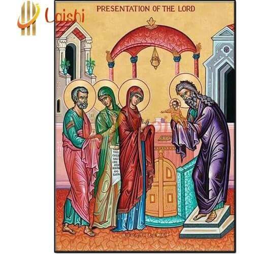 Diamond painting Religion, jesus, believer new diamond embroidery cross stitch full square round 3D DIY graffiti home decor gift