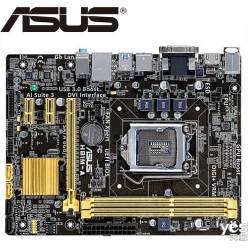 Asus H81M-A Desktop Motherboard H81 Socket LGA 1150 i3 i5 i7 DDR3 16G Micro-ATX UEFI BIOS Original Used Mainboard Hot Sale