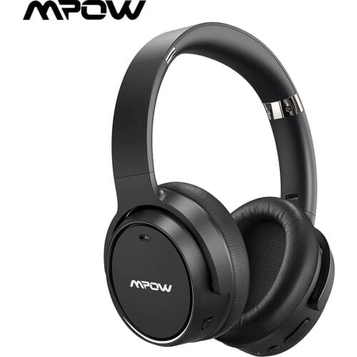 Mpow H19 Wireless Headphones ANC Bluetooth 5.0 Headphone 30H Playing Time Active Noise Cancelling Headset Deep Bass For Computer
