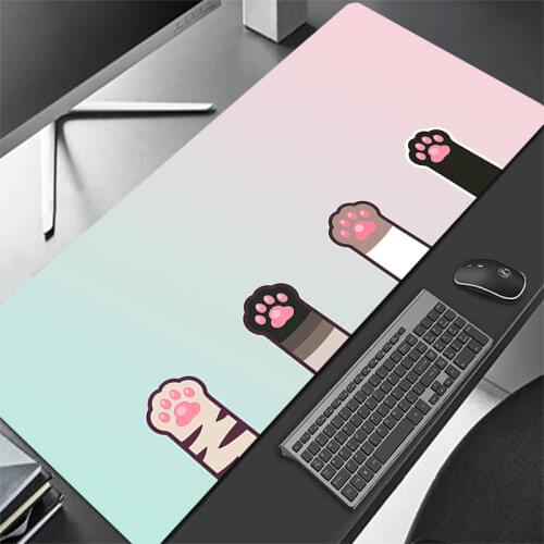 Jujutsu Kaisen LED Light Gaming Mouse Pad RGB Soft Large Keyboard Cover Rubber Base Computer Carpet Desk Mat PC Game MousePad