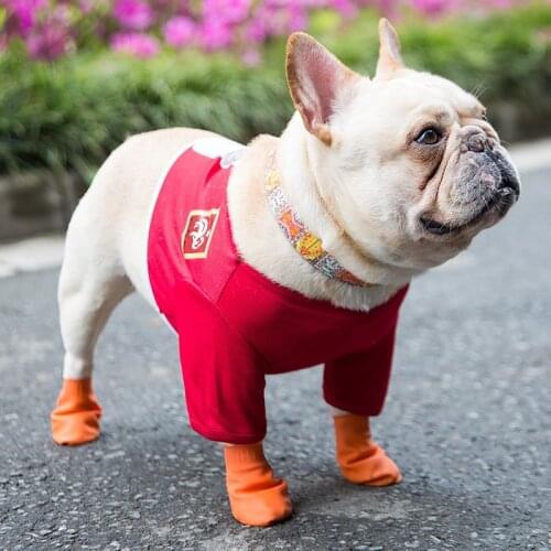 Dog Shoes Rain Shoes Foot Cover Waterproof And Anti-drop Small Do Not Drop Anti-dirty Pet Method Fighting Rainy Day Supplies