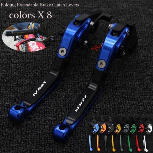 For YAMAHA NMAX 155 125 NMAX155 NMAX125 N-MAX 155 125 Folding Extendable Brake Clutch Levers 2015-2017 Motorcycle Accessories