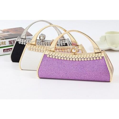 DNBLT Women's Silver Clutches