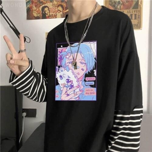 Japan Anime Sk8 The Infinity T Shirts Unisex Harajuku Manga Funny Langa Hasegawa Summer Fashion Streetwear Long Sleeve T-Shirts