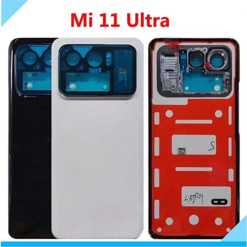 6.81" Battery Cover For Xiaomi Mi 11 Ultra Rear Back Door Back Case For Mi11 Ultra Housing With Camera lens + Sticker Tape