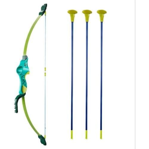 New Archery Bow And Arrow Toy Set for Children3 Arrows Sucker Arrows Safe Game Shooting Goals Christmas Celebration Kids Gifts