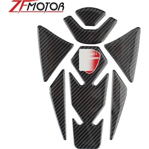 Carbon Fiber Oil Fuel Gas Tank Pad Decal Protector Sticker For DUCATI 748 749 999 1098 1199 1299 1198 848