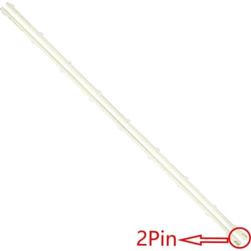 New 2 PCS/let 100LED 68CM LED strip 2011SVS55 FHD-5K6K Right Left for UA55D6600WJ LTJ550HW01 LTJ550HW03-H BN64-01664A
