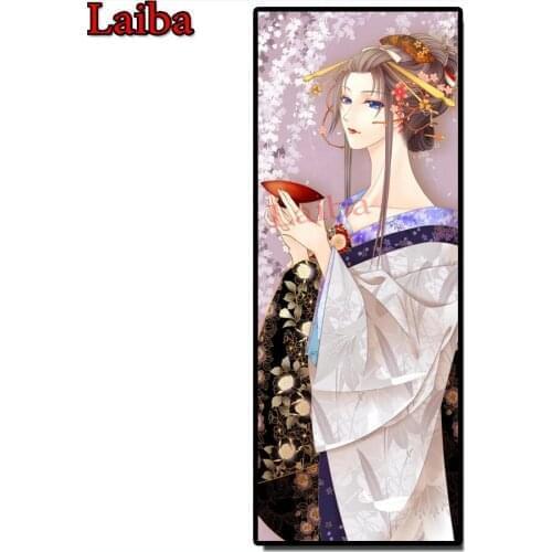 New arrival full square round drill diy diamond painting Kimono woman,5d diamond mazayka embroidery Japanese girl room decor