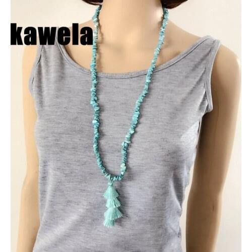 New Design Tassel Fashion Pendant Beaded Necklace