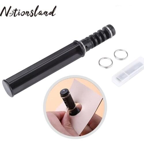 DIY Leather Cord Swivel Knife Hand Rotary Cutting Wire Cutter Leather Strip Strap Leathercraft Cord Knife Leather Cutting Tool