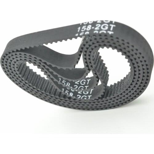 GT2 Timing Belt, Length 158/160/166/170/172/176/180mm, W=6/9mm, 2GT Closed-Loop Synchronous Belt For 3D Printer 158-2GT
