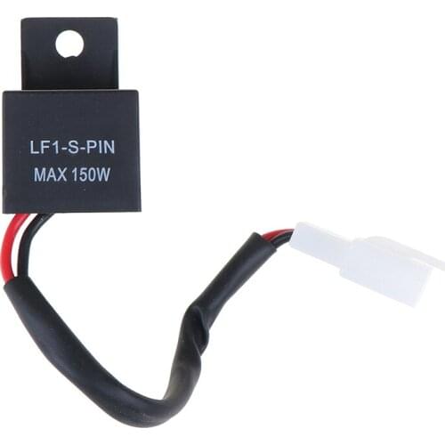 Motorcycle LED Turn Signals Light 12V 2 Pin Signal Rate Control Relay Flasher Blinker Flasher Relay