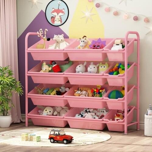 Childrens Toy Storage Rack Simple Baby Toy Shelf Rack Multi-layer Storage Organizer Toy Storage Cabinet