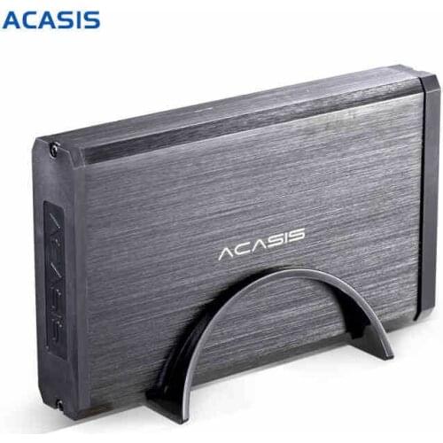 Acasis BA-06US 3.5 Inch USB 3.0 To SATA External HDD Enclosure 4TB Hard Drive Case Black 10059TW High Quality Aluminum Alloy