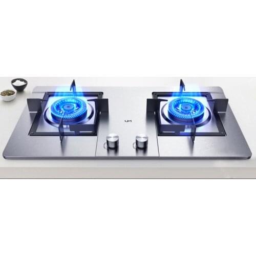 Embedded Gas Stove Double Household Cooking Machine Stainless Steel cooktop LPG/Natural Gas Cooker