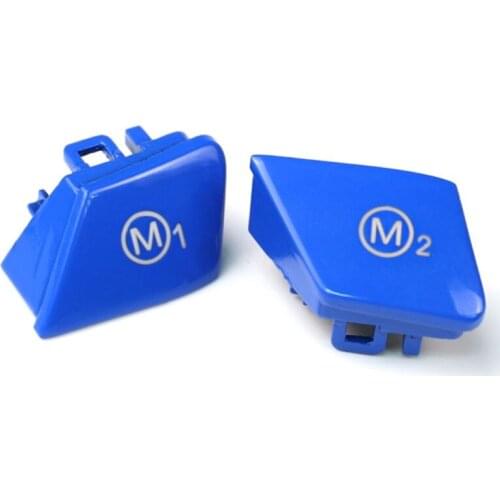1Set Car Steering Wheel M1 M2 Mode Button for B-MW M Sport X5 X6 F15 2013-2018 QW