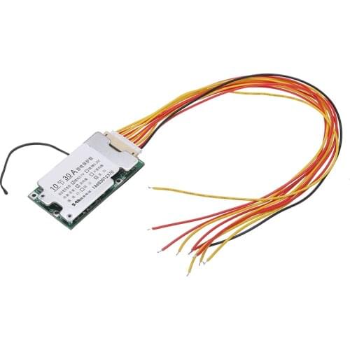 10S 36V 30A Battery Protection Board Li-ion Cell 18650 Battery Protection BMS PCB Board for Ebike Bicycle Prevent Overcharging