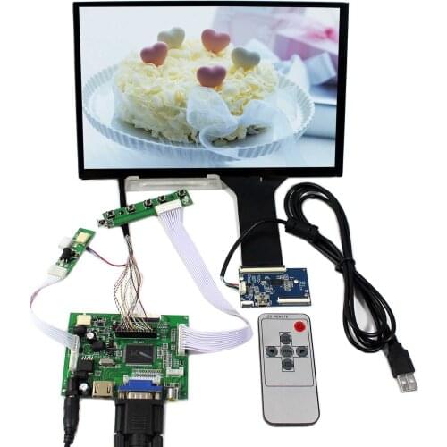 1920X1200 Resolution B101UAN02.1 HD MI VGA 2AV LCD Controller Board Backlight WLED 50pin LVDS Connector Capacitive Touch Panel