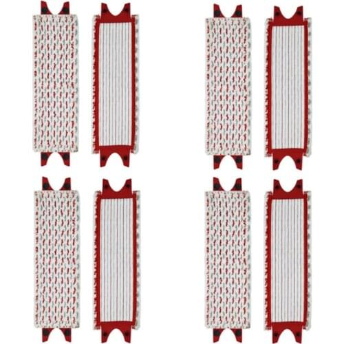 8PCS Replacement Microfibre Floor Mop Pads Cleaning Cloth Mop Cloth for Vileda Ultramat XL Mop Refill