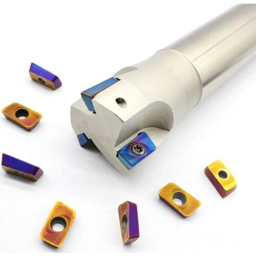 APMT1604 PDER 10PCS+1PCS BAP400R C32 35 400 3T Milling holder carbide insert Shoulder milling tools cutter for CNC Lathe