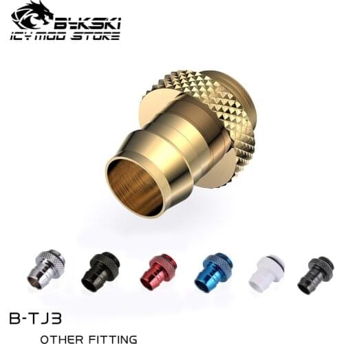 Bykski B-TJ3 Water Cooling Hose Connector 3 Points Pagoda Boutique Diamond Pattern G1/4 Computer Cooling Connector
