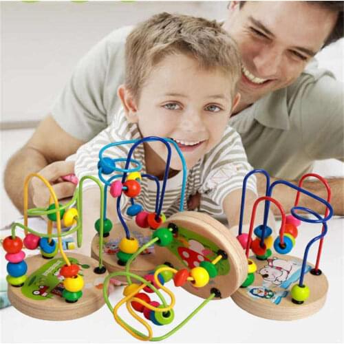 Wooden Mini Raozhu Farm Child Puzzle Early Learning Toys Polar Bear Woody Wooden Mushroom Small Bunny Ball Pleasure Gift