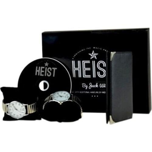 Heist (DVD and Gimmick) Magic Tricks Magician Watch Wallet Magica Close Up Illusion Mentalism Accessories Props Funny