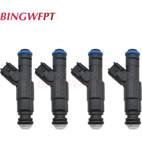 4PCS Flow Matched Fuel Injectors nozzle injection OE# 1149958 0280156154 for ford for mazda for volvo