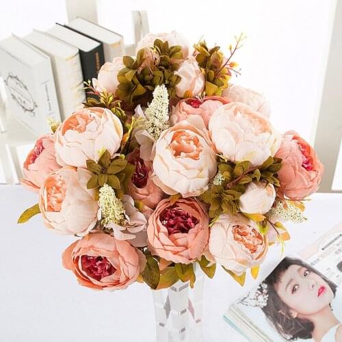 HOMEBEGIN Artificial Flowers For Wedding Bouquets