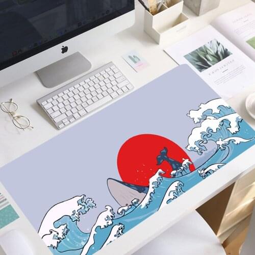 Coral Sea Mouse Mat Large Gaming Mouse Pad Computer Gamer Keyboard Non-slip Desk Mousepad For PC Desk Mouse Pad Gift