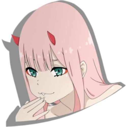 Creative Funny Poking Out Cute Beauty Head Car-Styling Stickers Decals Motorcycle Waterproof Window Sticker PVC 13cm X 9.8cm