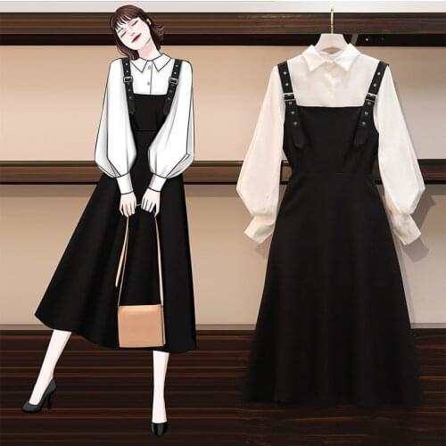 LIANJF Fashionable Shirt Dresses