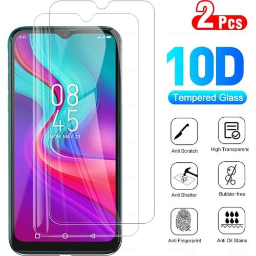 Hot 10 lite glass tempered glasses 2pcs for infinix hot 10 hot10 lite 10lite glas hd anti-scratch screen protectors film 6.6"