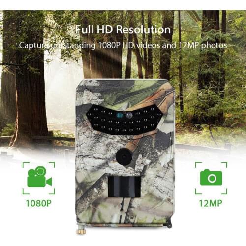 Mini Hunting Tail Camera PR-100 Digital Cam IP56 Waterproof 26pcs Infrared LEDs Night Vision Camcorder Outdoor Video Recorder