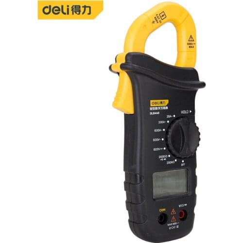 Deli Multimeter Digital Tester Professional Voltmeter Ammeter Voltage Indicator Automotive Electrical Capacitance Meter