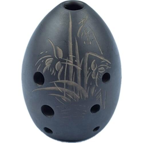 Music Xun Pottery National Wind Instruments Eight Holes Small Pottery Chinese Ancient Instruments