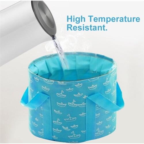 12/25L Portable Outdoor Travel Foldable Folding Camping Washbasin Basin Bucket Bowl Sink Washing Bag Water Bucket