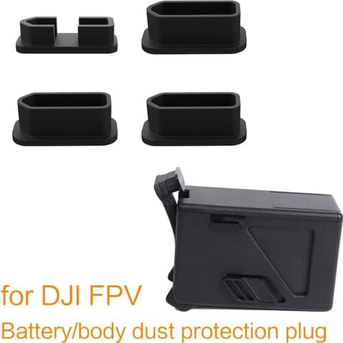 Drone Body Battery Dust Plug for DJI FPV Combo Port Waterproof Protection Cover Dust-Proof Cap Drone Accessories